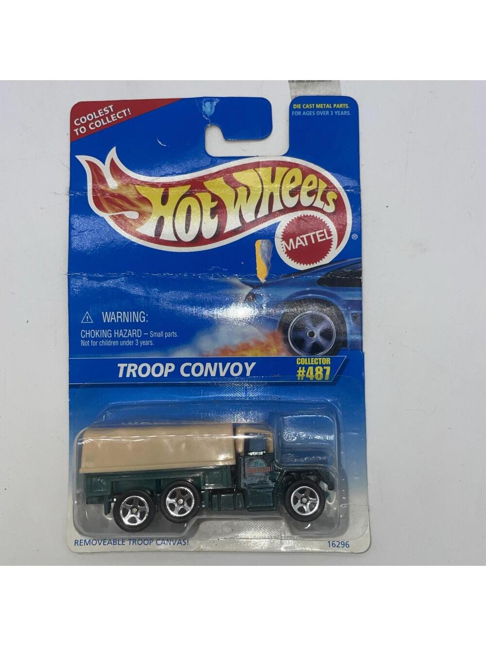 Hot Wheels -  Troop Convoy  #487 - Military Truck